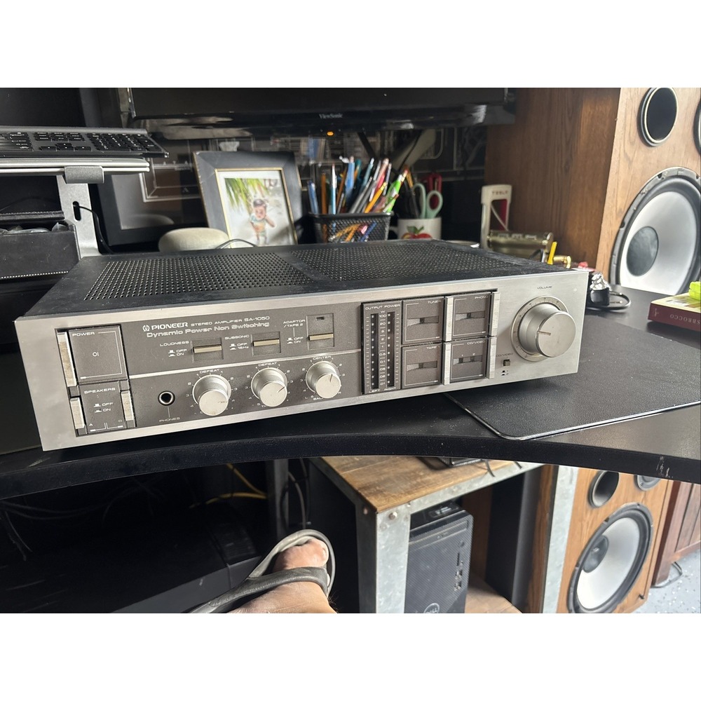 Pioneer SA-1050 Stereo Amplifier Dynamic Power Non Switching